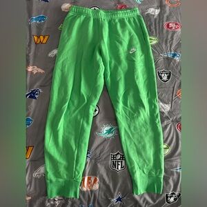 Nike Fleece Green Sweatpants Size L (WORN TWICE)